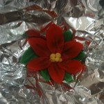 Flower in marzipan