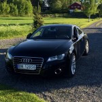 Audi'n på visning på Bunes