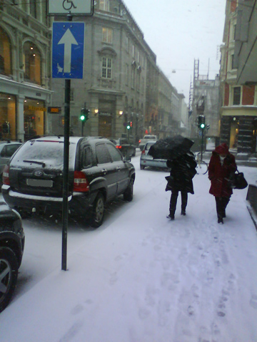 Snøvær